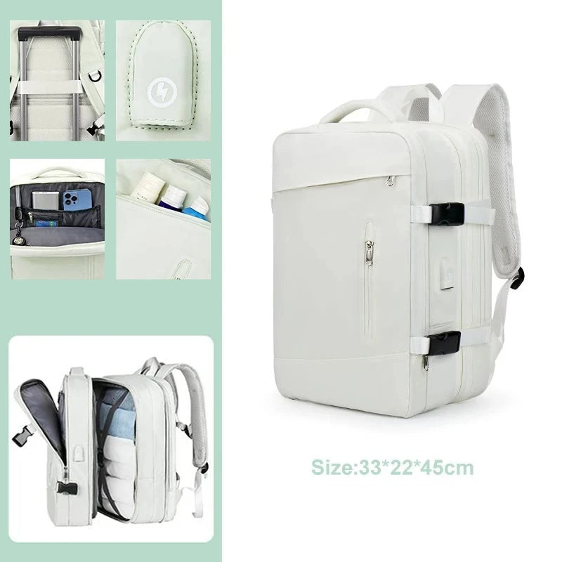 Extendible Travel Backpack Unisex